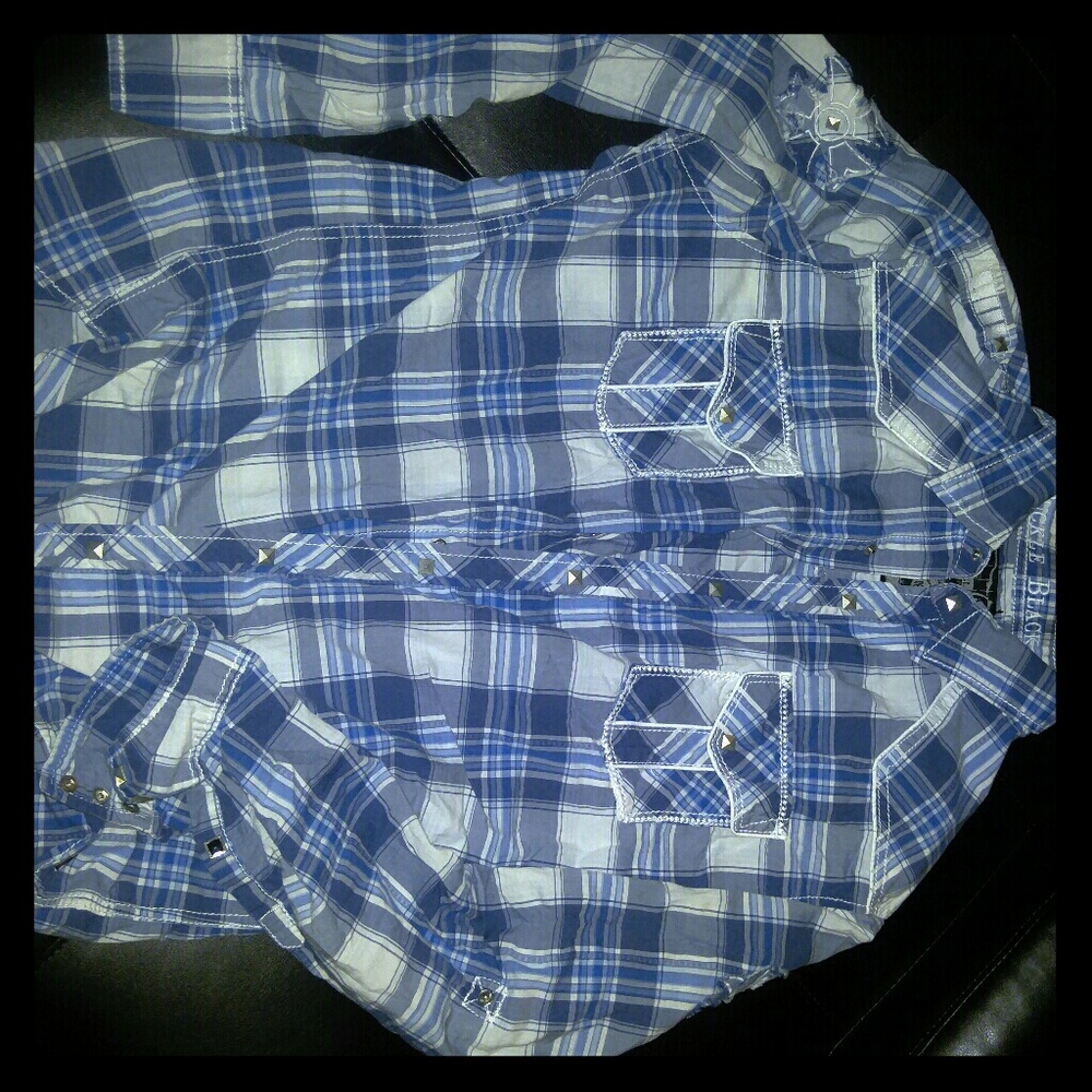 Men's Buckle long sleeve button down